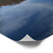 Rustikales Glas Lago Print Poster (Ecke)