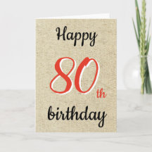 Rustikales Glück Geburtstagsschrift 80. Geburtstag