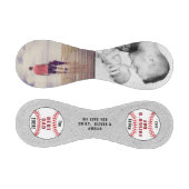 Rustikales Glück Vatertag 2 Foto Collage Baseball (Paneele)