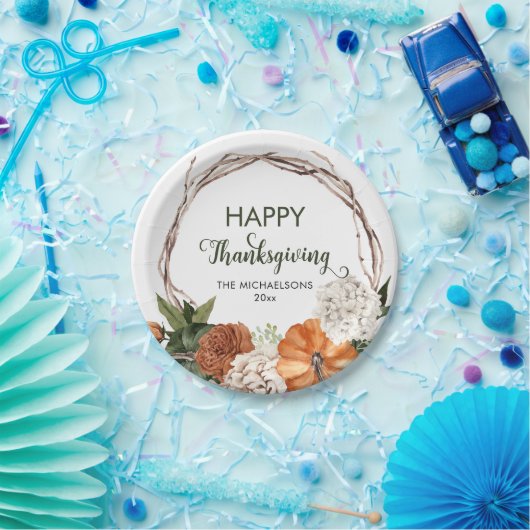 Rustikales Glückspilz Pappteller (Party)