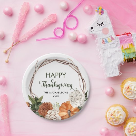 Rustikales Glückspilz Pappteller (Party)