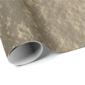 Rustikales Gold Aquamarin Blauer Elegant Frohe Wei Geschenkpapier (Rolleneckpunkt)