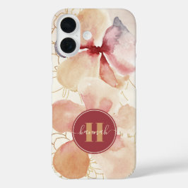 Rustikales Gold Blush iPhone 16 Hülle