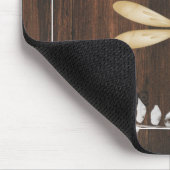 Rustikales Gold Dragonfly Personalisiert Mouse Pad Mousepad (Ecke)