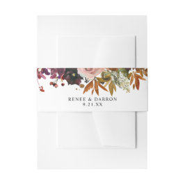 Rustikales Gold, Lila, Blütenrosa Einladungsbanderole