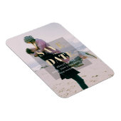 Rustikales Gold Modernes Minimalistisches Foto Sav Magnet (Rechte Seite)