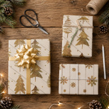 Rustikales Gold Weihnachten