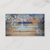 rustikales Goldenes 311-Lusciously Visitenkarte (Rückseite)