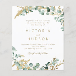 Rustikales goldfarbenes Budget - alles in einer Ho