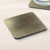 Rustikales Goldlandhaus Glam Elegant Getränkeuntersetzer (Linke Seite)