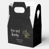 Rustikales Gothic-Rose-Brautparty Geschenkschachtel (Geöffnet)