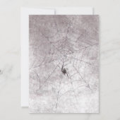 Rustikales Gothic Til Death Do US Party Paare Dusc Einladung (Rückseite)