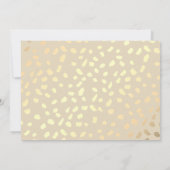 Rustikales Grad Bash Party Foto Einladung (Rückseite)