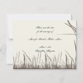 Rustikales Grasland Einladung (Vorderseite)