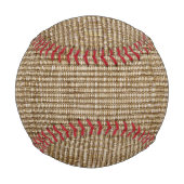 rustikales Graslandschaftsmuster Baseball (Rückseite)