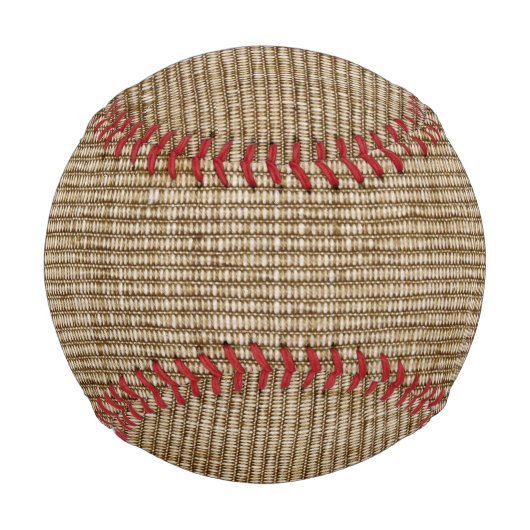 rustikales Graslandschaftsmuster Baseball (Vorderseite)
