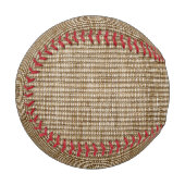 rustikales Graslandschaftsmuster Baseball (Vorderseite Links)