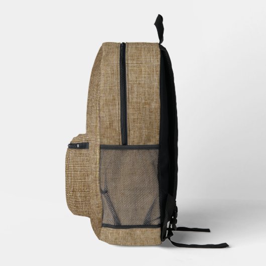 rustikales Graslandschaftsmuster Bedruckter Rucksack (Rechts)