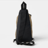 rustikales Graslandschaftsmuster Crossbody Bag (Rückseite)