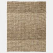 rustikales Graslandschaftsmuster Fleecedecke (Vorderseite)