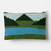 Rustikales Grassland Seen Albergo San Giorgio Zubehörtasche (Rückseite)