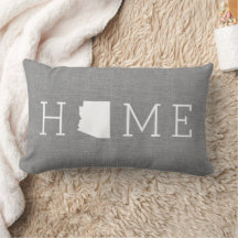 Rustikales Grau Arizona Zuhause Staat Throw Kissen