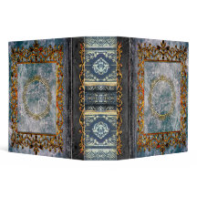 Rustikales Grau Blue Celtic Ancient Tome