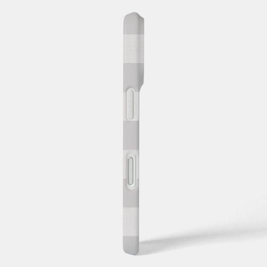 Rustikales Grau Buffalo Karo Monogram Case-Mate iPhone Hülle (Rückseite / Rechts)