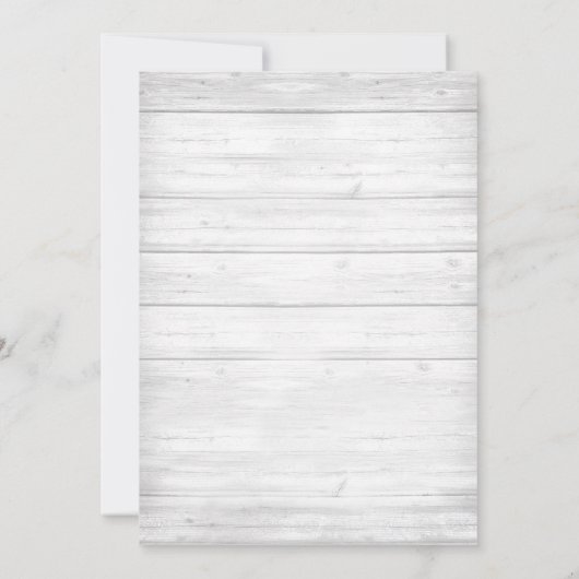 Rustikales Grau-Gelb-Mason-Jar-Branch-Brautparty Einladung (Rückseite)