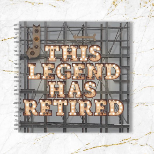 Rustikales Grau Gold Dieses legendäre Gästebuch Notizblock