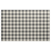Rustikales Grau und Beige Buffalo Kariert Stoff (Yard (91,4 cm))