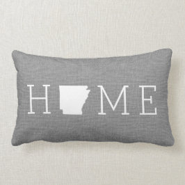 Rustikales Graues Arkansas Zuhause Staat Throw Kis Lendenkissen
