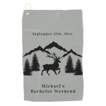 Rustikales graues Buck Jagen Bachelor Weekend