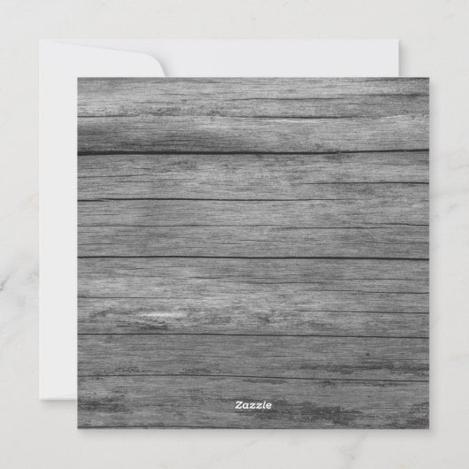 Rustikales graues Holz 12 FotoCollage Weihnachten (Rückseite)