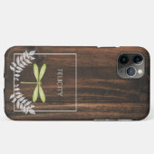 Rustikales Green Dragonfly Case-Mate iPhone Case (Rückseite (Horizontal))