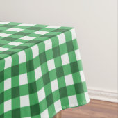 Rustikales Green Gingham Karos Pattern Tablecloth Tischdecke (Beispiel)