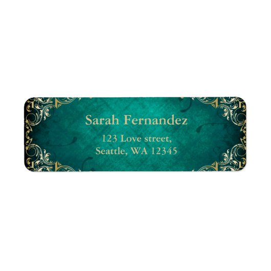 Rustikales Green Gold-Label (Vorne)