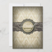 Rustikales Green Lace Western Country Brautparty Einladung (Vorderseite)