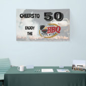 Rustikales GRILLEN Grill Banner (Messeveranstaltung)