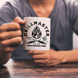 Rustikales GRILLMASTER / Vater Jokes Custom Kaffeetasse