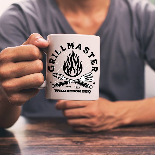 Rustikales GRILLMASTER / Vater Jokes Custom Kaffeetasse