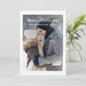 Rustikales Grün Kariert Frohe Weihnachtsfeiertage Feiertagskarte (Stehend Vorderseite)