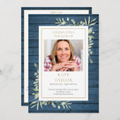 Rustikales Grünbeerdigungsprogramm Programm (Vorne/Hinten)