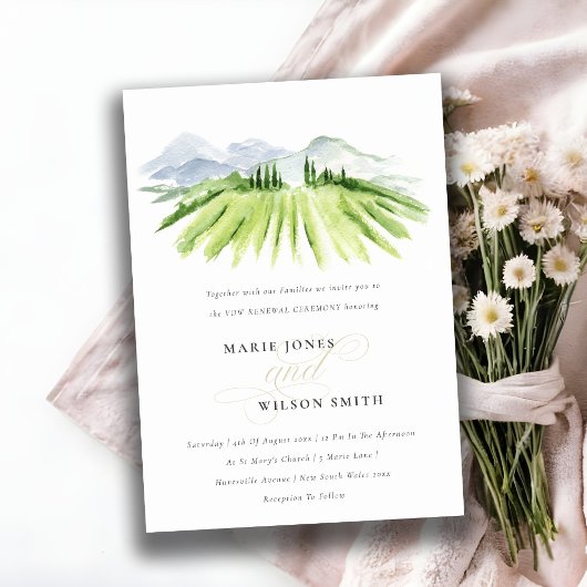 Rustikales grünes Weinkeller Weinkultur und Erde W Dankeskarte