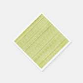 Rustikales Grünholz Hütte Chic Tea Party Serviette (Ecke)