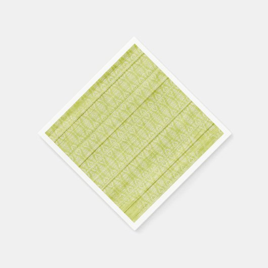 Rustikales Grünholz Hütte Chic Tea Party Serviette (Ecke)