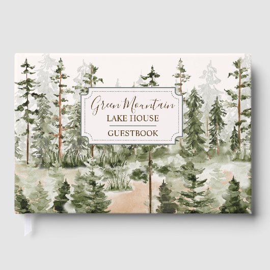 Rustikales Grünwaldhaus Gästebuch (Vorderseite)