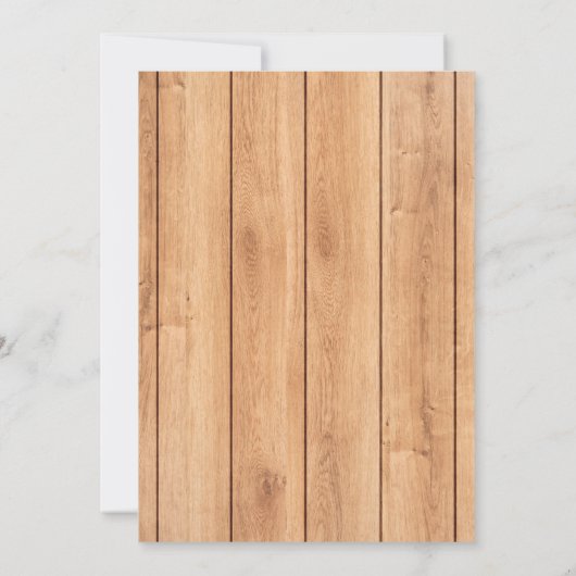 Rustikales Gummi Ducky Bubbles Baby Dusche Einladung (Rückseite)