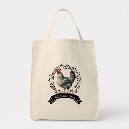 Rustikales Hähnchen Tragetasche (Vorne)