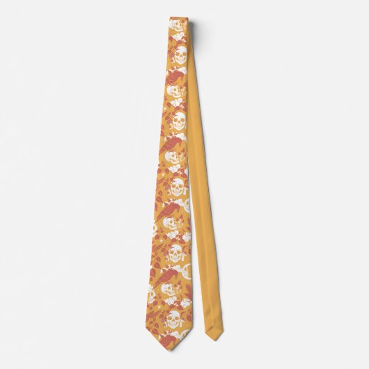 Rustikales Halloween-Muster - Neck Tie Krawatte (Vorderseite)